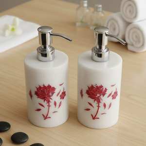 Distributeurs de résine époxy de qualité supérieure pour salles de bain, idéaux pour l'organisation de savon, de brosses et d'accessoires - Product Image 1