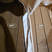 Planches de terrasse en composite WPC résistantes aux intempéries pour pergola, jardin et projets de patio