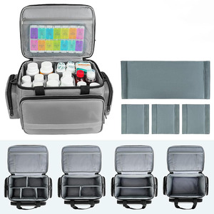 Pochette médicale en cuir imperméable de qualité supérieure pour le transport d'articles d'urgence et de médicaments de voyage, en vente à bas prix - Product Image 3