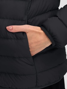 Breathable quilted puffer <b>jacket</b> <b>Waterproof</b> printed canvas <b>jacket</b> Women's knitted puffer coat - Product Image 4
