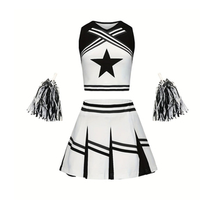 Ensembles d'uniformes de cheerleading personnalisables - Légers, faciles à laver, de haute qualité, vêtements de sport pour femmes, uniforme de cheerleading - Product Image 1