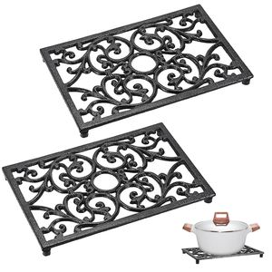 Trivet de Aluminio de Diseño Americano, Forma Redonda, Acabado Antiguo, para Ollas y Sartenes, Protege la Mesa del Calor - Product Image 6