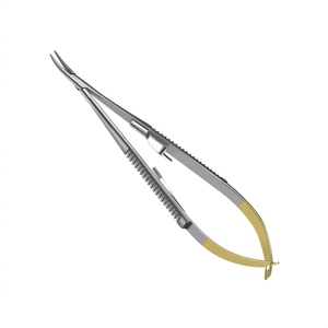 Ensemble de porte-aiguilles Castroviejo personnalisé, manuel, en acier inoxydable, instruments chirurgicaux ophtalmiques pour une chirurgie de précision - Product Image 2