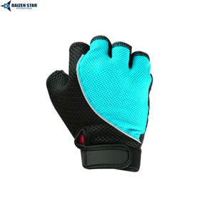 Gants de cyclisme respirants en PU pour l'été, demi-doigts, antidérapants, avec coussinets en gel, pour VTT et vélo de route - Product Image 4
