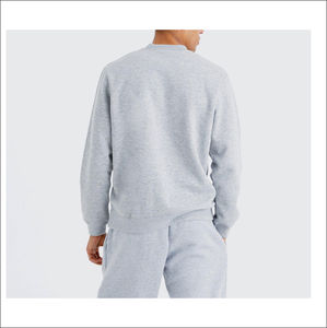 เสื้อสเวตเชิ้ตผู้ชาย OEM ไซส์ใหญ่ ผ้าฝ้าย 100% ปักลายตามสั่ง สตรีทแวร์ ระบายอากาศได้ดี สวมใส่สบาย - Product Image 4