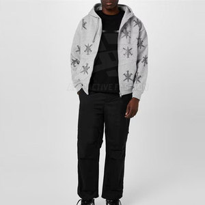 Diseña Tu Propia Sudadera con Pedrería para Hombre, Sudadera con Pedrería de Corte Ajustado, Sudadera con Pedrería Personalizada para Hombre - Product Image 3