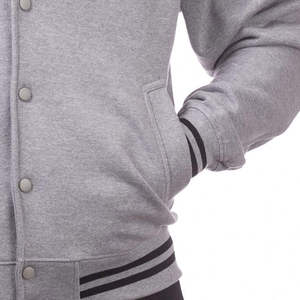 Custom Logo Made Long Sleeve <b>Men</b> Fleece Varsity Jacket for man Sale Latest Design <b>Men</b> Fleece Varsity Jacket OEM Serviced - Product Image 6