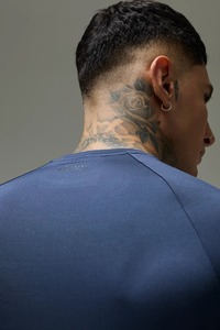 men compression shirt short sleeve gym fitness athletic wear <b>tight</b> fit breathable quick dry stretch training running workout - Product Image 4