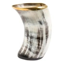 Handmade <b>Vintage</b> Horn Mug Polished Irregular Shape Party Use Dishes & <b>Plates</b> - Product Image 3