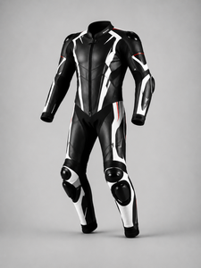 Black <b>Summer</b> Biker Moto Leather <b>Motorcycle</b> Racing Suit <b>Jacket</b> Trousers Set Breathable Waterproof Windproof Custom Logo - Product Image 2