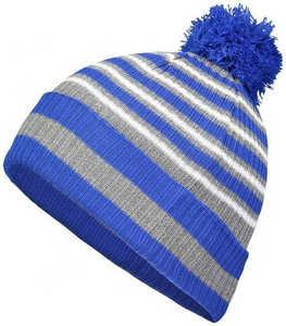 Nouveau bonnet d'hiver en laine acrylique tricoté chaud et tendance avec revers, personnalisable pour l'extérieur - Product Image 2