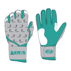 Personalized Left-Handed Baseball Glove with <b>Hook</b> & Loop Closure and Wrist Support Custom Leather ODM Manufacturer - Product Image 3