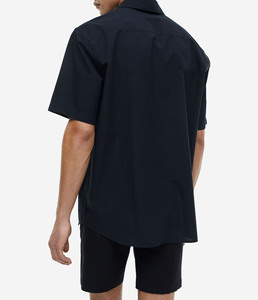 Chemises habillées décontractées pour hommes, 100 % coton, à manches longues, col rabattu, imprimé intégral avec logo de marque personnalisé - Product Image 3