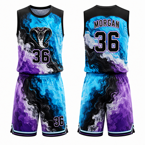 Ensemble Maillot et Short de Basketball Col en V Personnalisé – Tenue d'Entraînement et Vêtements d'Équipe en Gros pour Joueurs - Product Image 5