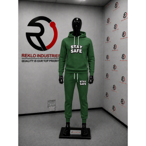 Men Green Tracksuit Custom Printed Pullover <b>Hoodie</b> Jogger Pants Set Casual Streetwear Fleece Sportswear <b>Gym</b> Training Outfit Sale - Product Image 3