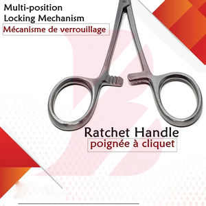 Pinzas Hemostáticas Kelly Rectas y Curvas de Acero Inoxidable, Precio al por Mayor, Reutilizables, Instrumentos Quirúrgicos Manuales - Product Image 4