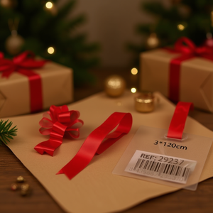 ILAN Lazo Automático para Regalo Rojo de 3x120cm, 2 Piezas - Product Image 2