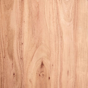 Mesa de Comedor Moderna Rústica con Tapa de Madera de Acacia Sólida con Borde Natural y Base de Madera Negra, Plegable, Ecológica, de Dos Tonos - Product Image 6