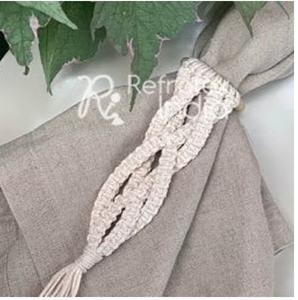 Venta Directa de Fábrica: Elegantes Anillos de Servilleta de Macramé con Decoración de Mesa de Algodón Hecha a Mano para Comedor, Hostelería y Eventos (Exportación) - Product Image 6