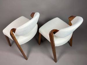 เก้าอี้รับประทานอาหารไม้สักหรูหรา หุ้มหนังพรีเมียม สำหรับบ้าน ร้านอาหาร โรงแรม  ผู้จัดจำหน่ายเฟอร์นิเจอร์ทันสมัย - Product Image 3