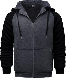 Sweat-shirts personnalisés épais, imperméables, écologiques, coupe ample, en molleton de coton double couche pour hommes - Product Image 5
