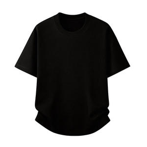 T-shirt surdimensionné OEM en gros pour hommes, tissu épais, vêtements urbains, production de marque personnalisée - Product Image 1