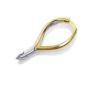 Cortador de uñas para cutículas más vendido, mandíbula completa, forma de mango dorado, fácil pedicura, dedos de los pies encarnados, herramienta para el cuidado de las uñas, acero - Product Image 1