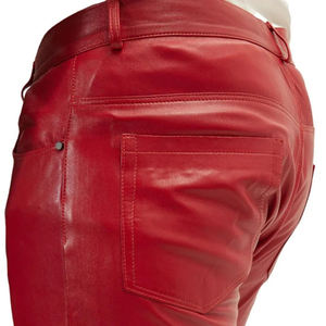 Pantalon en cuir pour homme léger et confortable, design d'usine soigné, haute qualité - Product Image 3