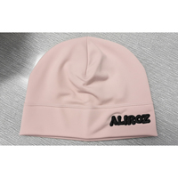 Bonnet de course en polyester/élasthanne doublé satin, bonnet ajusté avec logo personnalisé, bonnet de sport d'hiver élastique
