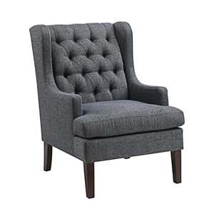 <b>SOFA</b> CHAIR Mid-Century One Seat from Vietnam Single Chair Polyester Tufted Back Flared Arms MD09 - Product Image 2