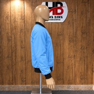 Blouson Bomber Personnalisé Léger Coupe-Vent Décontracté Tissu Résistant au Vent Fermeture Éclair sur le Devant - Product Image 3