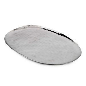 Plateau de service quotidien en acier inoxydable pour la maison, design moderne, pour cuisine, salle à manger, restaurant, hôtellerie, présentation alimentaire - Product Image 1