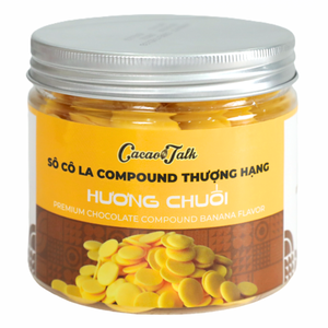 Chocolat en boutons à la banane, meilleure vente, composé de cacao, fabriqué au Vietnam, ingrédients pour boulangerie, HALAL, OEM/ODM, expédition mondiale - Product Image 1