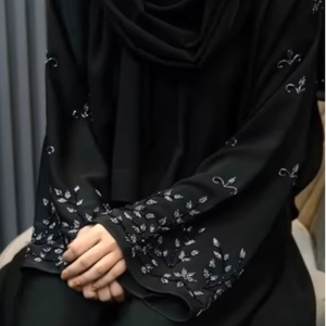 Abaya Islámica Elegante Premium de Lujo para Mujer, Estilo Dubái, Ropa Tradicional Modesta con Accesorios - Product Image 1