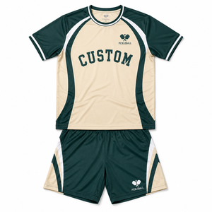 Custom Pickleball Jersey Set Short Sleeve <b>Sports</b> <b>Shirt</b> and Shorts Team Uniform Athletic Wear - Product Image 4
