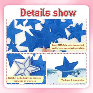 Applique brodée professionnelle pour la décoration de vêtements, accessoires de loisirs créatifs et réparation de vêtements, badge textile à coudre - Product Image 5