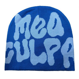 Gorro Unisex de Punto Jacquard, 100% Acrílico, Gorro Casual de Invierno Multicolor, Talla Adulto 56-58CM - Product Image 5