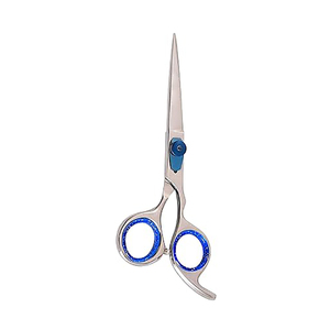 Ciseaux de coiffure professionnels MasterCraft pour barbiers, en acier japonais de qualité supérieure, ciseaux à effiler ergonomiques à lame décalée - Product Image 1