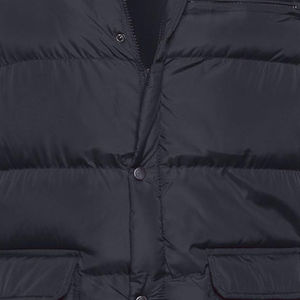 Gilet matelassé sans manches à capuche pour homme, en toile, décontracté, hiver, fermeture éclair, extérieur, épais, anti-plis, meilleure qualité, 100% polyester, vêtement d'extérieur - Product Image 6