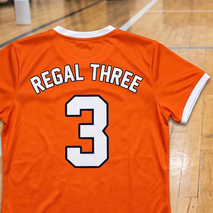 Regal Volleyball Jersey Women V-Neck Short Sleeve Jersey Orange Sublimated Moisture Wicking Athletic Volleyball Jerseys tops - Product Image 4