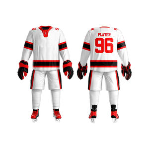 Uniforme de hockey sur glace personnalisé pour équipe masculine, double face, sublimation OEM, réversible, produits en promotion. - Product Image 1