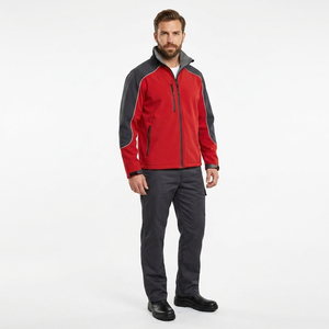 Nouvelle arrivée : veste bomber softshell ou en polaire pour homme, design élégant et décontracté, logo personnalisé, coupe-vent, commandes en gros. - Product Image 4