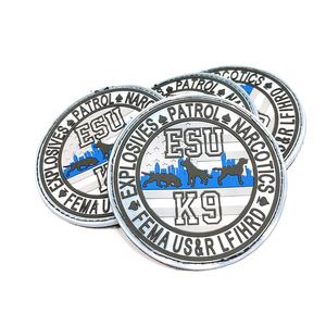 Etiqueta de silicona de transferencia de calor 3D personalizable PVC suave/Parche de goma para prendas en cualquier color/bolsas Rollo cuadrado en relieve personalizado - Product Image 6