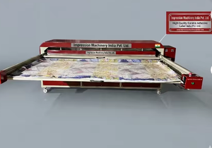 Impression Machinery India Cloth Cutting <b>Machine</b> 101x152cm Double Station Automatic for Rugs and Beddings Cotton Material - Product Image 4