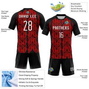 Personalized Sublimated 100% Polyester Sports Uniform Set OEM <b>Custom</b> Jersey Training Shorts Wholesale Club Team Apparel Wear - Product Image 4
