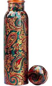Handcraft Floral <b>Printed</b> Stainless Steel Insulated Water Bottle Reusable Travel Drinking Bottle For Home And <b>Office</b> - Product Image 1