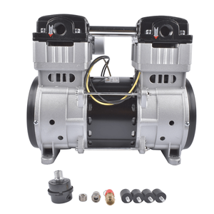 Compressore d'Aria Elettrico a Doppio Pistone 2HP 220V SP 9421 150PSI 6.40CFM 24L con Serbatoio Olio Lubrificante, Configurazione Portatile a Trasmissione Diretta 8 Bar - Product Image 1