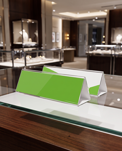 Présentoir acrylique de luxe pour ordinateur portable modèle personnalisé en plastique durable pour les magasins dans les centres commerciaux - Product Image 1