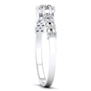 Anillo de compromiso REYES con corte brillante redondo de 0,61 quilates para mujer, joyería fina certificada GRA de Plata de Ley 925 Original - Product Image 3