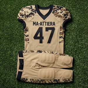 Custom Tan Digital Camo American Football Jersey <b>Pants</b> Set <b>Padded</b> Uniform Wholesale Sportswear Manufacturer Supplier Pro - Product Image 5